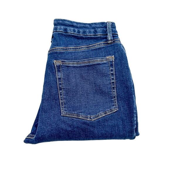Good American Denim - Good American Good Legs Straight Fit Denim Jeans Size Blue 007 10 / 30